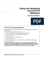 Using and Designing Access 2010 Databases