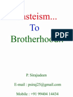 சாதீயதிலிருந்து சகோதரத்துவம் வரை Casteism To Brotherhood