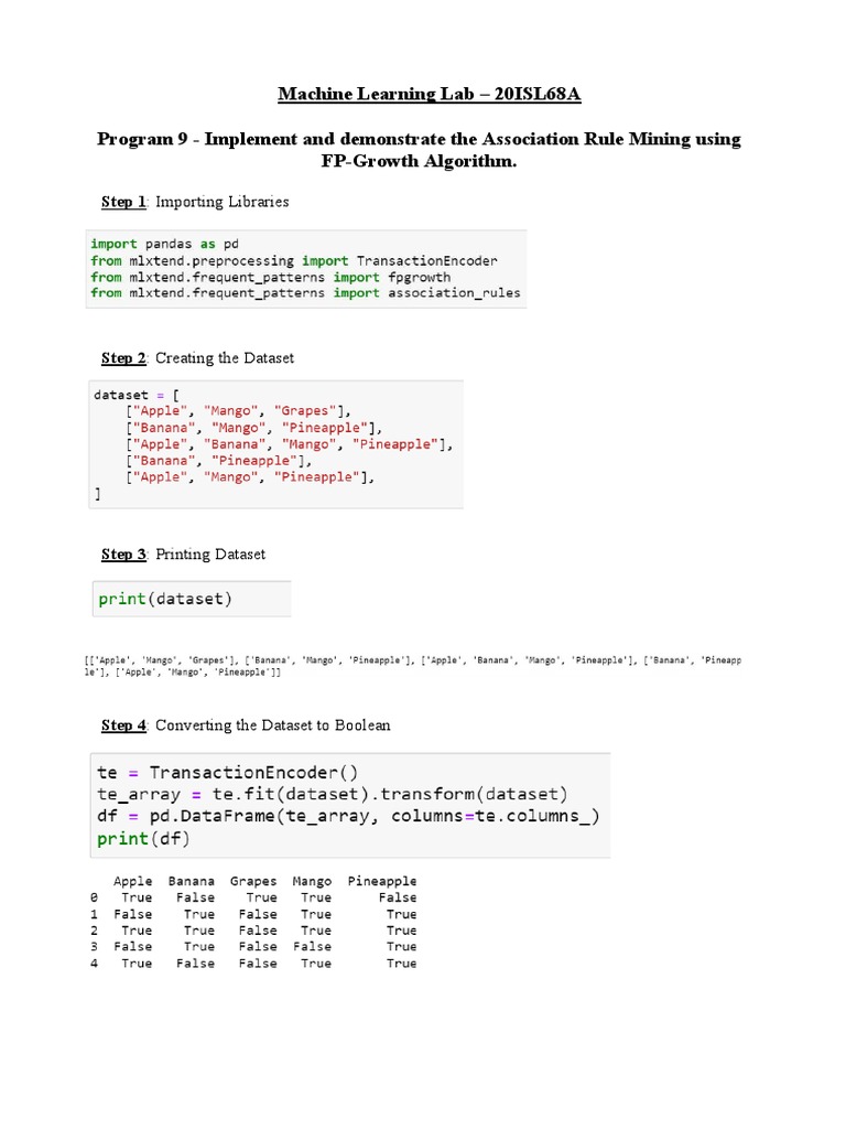 Machine Learning Lab - 20ISL68A Program 9 - Implement and Demonstrate ...