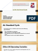 Fuel Air and Actual Cyale: Dr. S & S.S. Ghandhy Government Engineering College, Surat