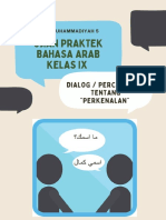 Ujian Praktek Bahasa Arabkelas Ix