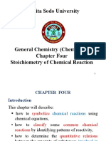 Wolaita Sodo University: General Chemistry (Chem.1012) Chapter Four