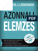 Dr. David J. Lieberman - AZONNALI ELEMZÉS