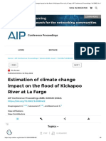 Estimation of Climate Change Impact On The Flood of Kickapoo River at La Farge - AIP Conference Proceedings - Vol 2463, No 1