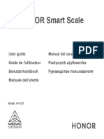 HONOR Smart Scale User Guide - (AH100,01, En-Us)
