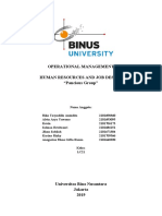 Operational Management dan Turnover Intention