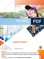 Leave Policy PPT New