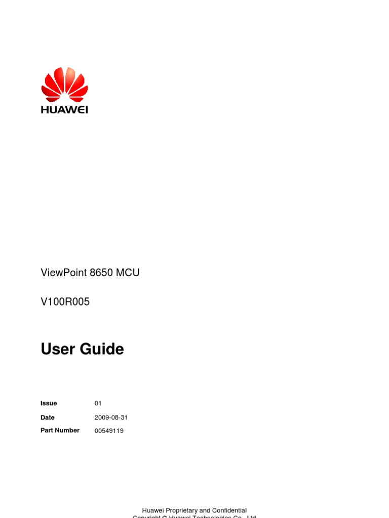 ViewPoint 8650 MCU User Guide | PDF | Trademark | Command Line Interface