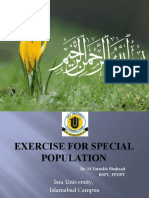 10 Exercise for Special Population