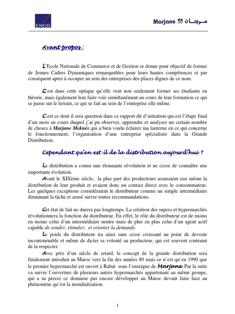 Rapport de Stage Encg