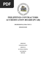 Philippines Contractors Accreditation Board (Pcab) : Professional Practice 2