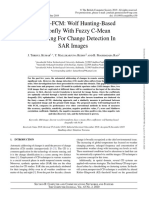 WHDA-FCM: Wolf Hunting-Based Dragonfly With Fuzzy C-Mean Clustering For Change Detection in SAR Images