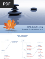 OOAD: Data Modeling: Presenter: Dr. Ha Viet Uyen Synh