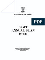Govt of Tripura - Draft Annual Plan 1979-80