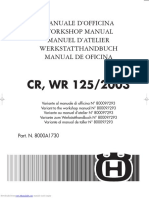Husqvarna CR_WR 125 Workshop Manual