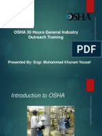 OSHA 30 Hours General Industry Training