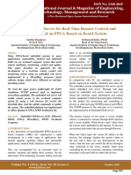 Embedded Web Server For Real Time Remote Control and Monitoring of An FPGA Based On Board System