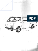 Toyota Hiace RH 1977-1983 Petrol Manual