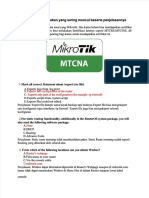 PDF Soal Mtcna Dan Jawaban Yang Sering Muncul Beserta Penjelasannya Compress