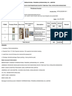 Proforma Invoice: 350 44,423.98 Total Amount