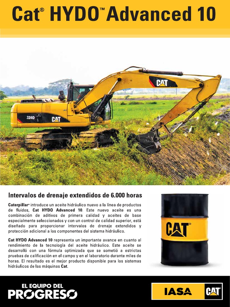 Ficha Tecnica Aceite Hidraulico Cat-hydo-Advanced-10 | PDF