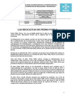 Las bicicletas de Pedro Pablo y el pago de alícuotas atrasadas