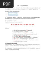 34 - Le preposizioni