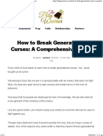 How To Break Generational Curses The Pray Warrior