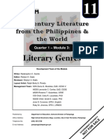 Literary Genres: Quarter 1 - Module 3