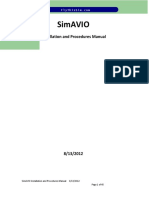 Simavio: Installation and Procedures Manual