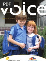 Download Voice March 2010 - Education by Down Syndrome Victoria SN57919715 doc pdf