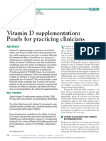 CME MOC Review: Vitamin D Supplementation: Pearls for Practicing Clinicians