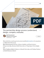 The partnership design process (understand, design, compare, evaluate)