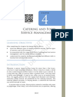 Catering and Food Service Management: Learning Objectives