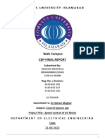 Comsats University Islamabad: Wah Campus Cep-Final Report