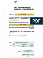 CSIS Consent Sample Form