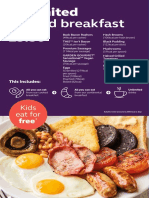 Unlimited Cooked Breakfast: Kids Eat For
