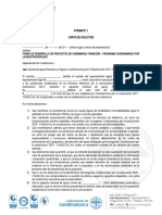 Formato 1 Carta de Solicitud