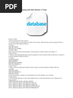 Database Programming With SQL Section 17 Quiz