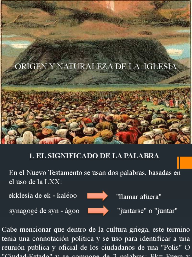 Origen y Naturaleza de la Iglesia | PDF | Cristo (título) | Jesús