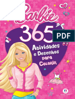 Resumo Barbie 365 Atividades e Desenhos para Colorir Ciranda Cultural