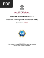 Network Tools and Protocols Exercise 2: Emulating A Wide Area Network (WAN)