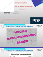 El Modelo Macroeconómico Básico Docente: Mg. Manuel Contreras Herrera