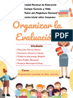 Evaluación niños menores programación curricular