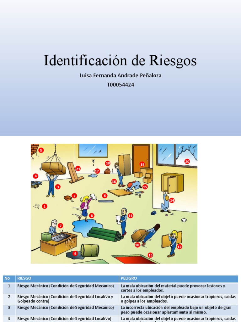 Identificación de Riesgos Laborales | PDF | Ciencias de la Salud