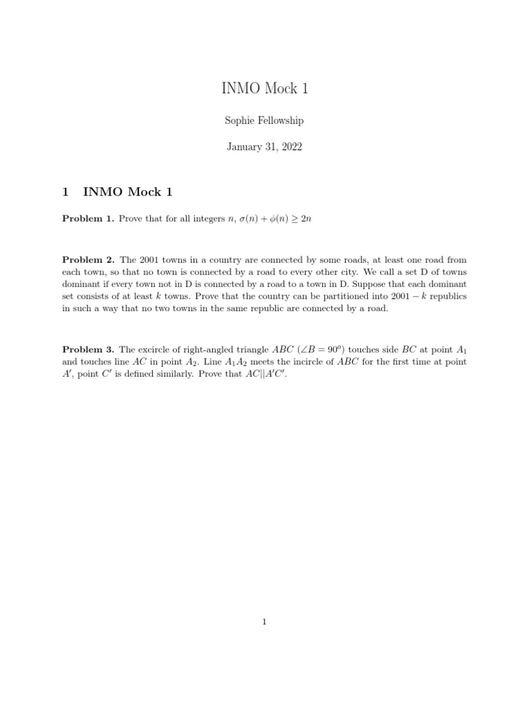 Inmo 1 | PDF | Teaching Methods & Materials