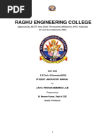 Java Lab Student Manual (AR20)