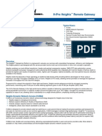 H-Pro Heights Remote Gateway: Typical Users