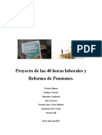 Informe Monografia Proyecto 40 Horas y Reforma de Pensiones