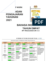 RPT PENJAJARAN DPK 2.0 SCHEME OF WORK ENGLISH YEAR 4 2021